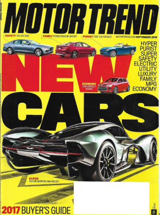 MOTOR TREND 2016 SEPT - NEW CARS, GT-R, AUTONOMOUS CARS